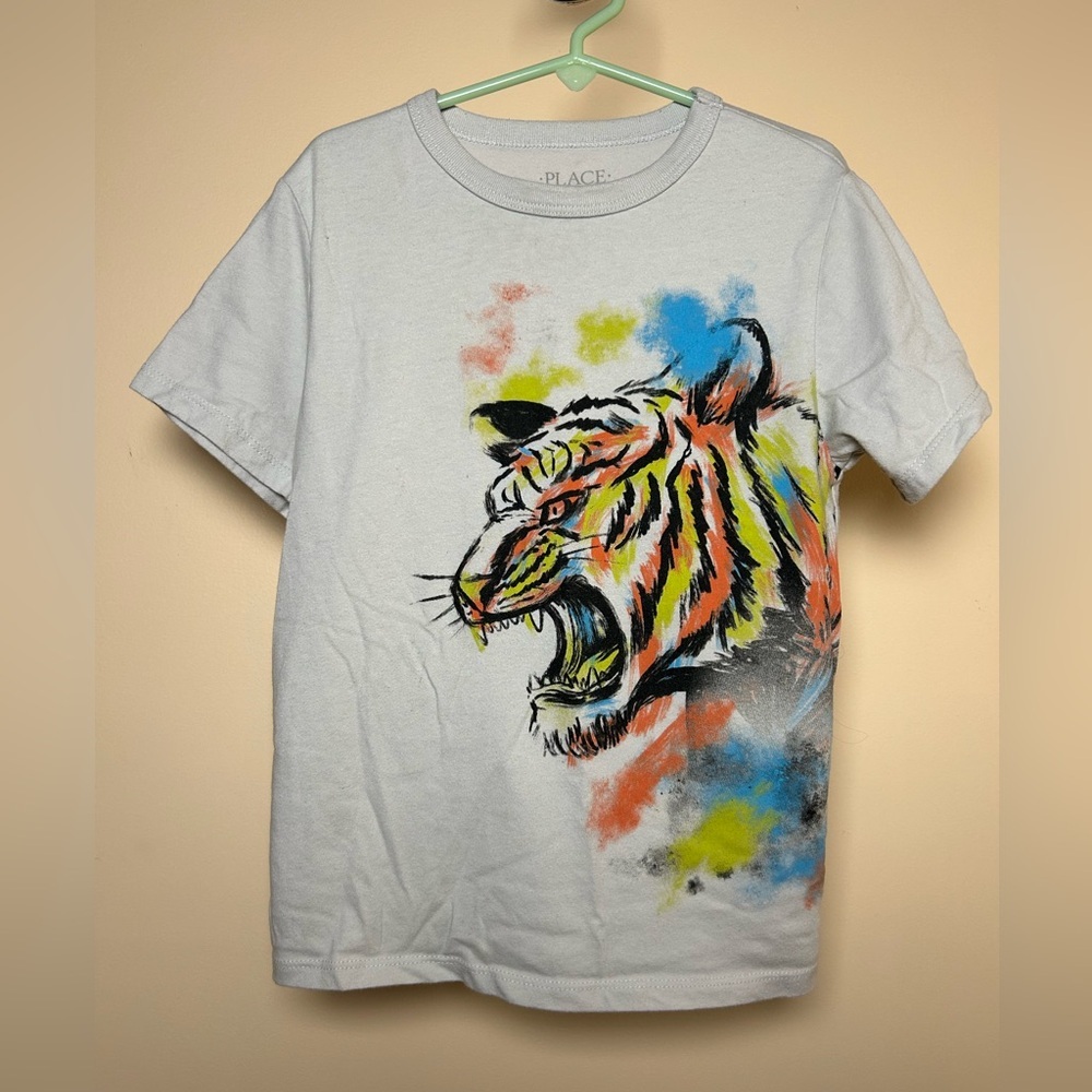 Color Burst Tiger Graphic Tee | Boys Size 5/6 Small | The Children’s Place